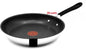 Tefal E30 Jamie Oliver Edelstahl Bratpfanne 26 cm, Antihaftbeschichtet, Induktionsfähig, Ofenfest bis 175°C, Hitzebeständig bis 260°C, Thermo-Signal, Genieteter Edelstahlgriff mit Silikon