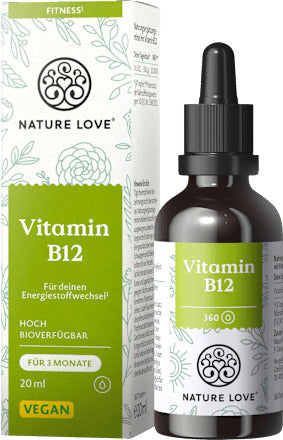 Nature Love Vitamin B12 Tropfen, 20 ml