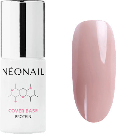 NÉONAIL UV Nagellack Cover Base Protein Natural Nude, 7,2 ml