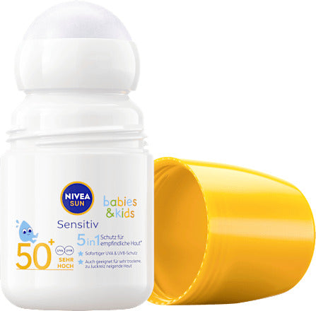 NIVEA SUN Sonnenroller babies & kids sensitiv LSF 50+, 50 ml