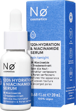 NØ cosmetics Serum 120h Hydration & Niacinamide, 20 ml