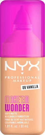 NYX PROFESSIONAL MAKEUP Foundation Make 'EM Wonder 08 Vanilla, 30 ml