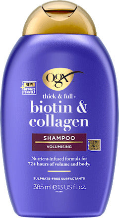 OGX Shampoo thick & full, Biotin & Collagen, 385 ml