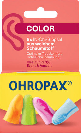Ohropax Ohrstöpsel Color, 8 St