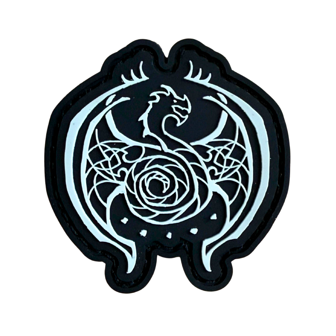 Warcraft Exklusiver Onyxia Drachen-Sammler-Patch – BlizzCon 2023 - Dragon Wow Limitierter Blizzard Serie 5 Badge „Königin des Schwarzen Drachenflugs“ – Hochwertiges Fan-Abzeichen