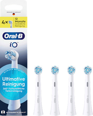 Oral-B Aufsteckbürste iO Ultimative Reinigung weiß, 4 St