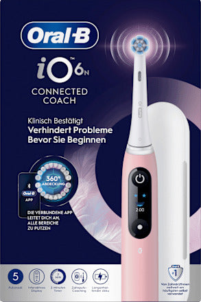 Oral-B Elektrische Zahnbürste iO Series 6 Pink Sand, 1 St