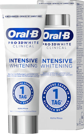 Oral-B Zahnpasta PRO 3D White Clinical Intensive Whitening, 75 ml