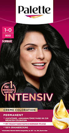 Palette Intensive Color Creme Haarfarbe 1-0/900 Schwarz, 1 St