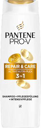 PANTENE PRO-V Shampoo & Conditioner & Haarkur 3in1 Repair & Care, 250 ml