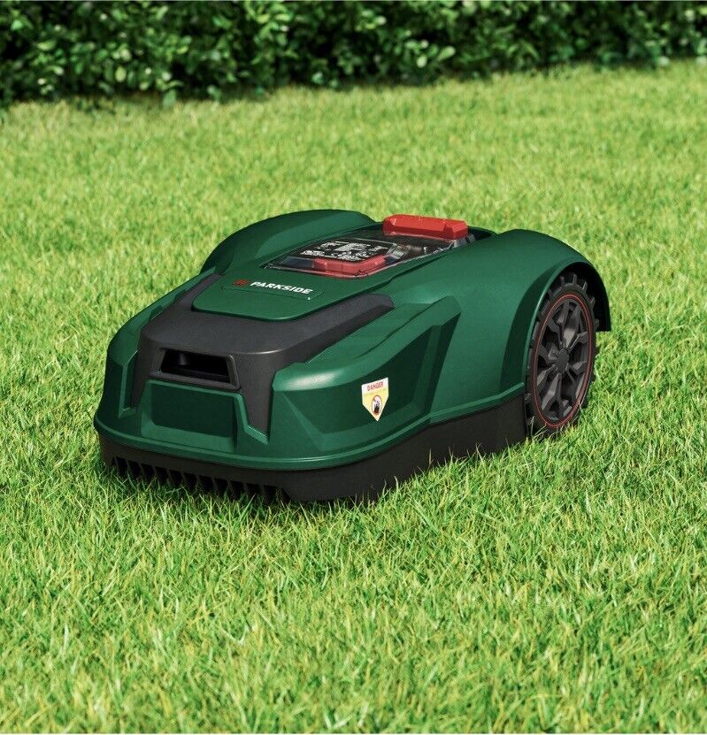 PARKSIDE® 20V Akku Mähroboter PMRDA 20-Li B2 mit App-Steuerung, Brushless Motor, Regensensor und Sicherheitsfunktionen für Rasenflächen bis 1000 m²