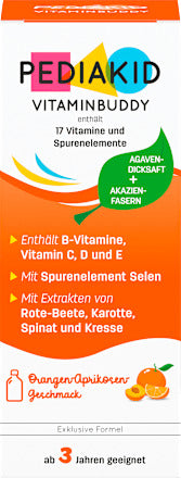 PEDIAKID Vitaminbuddy 17 Vitamine & Spurenelemente, 125 ml