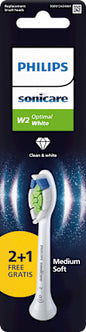 Philips Sonicare Aufsteckbürsten W2 OptimalWhite weiß, 3 St