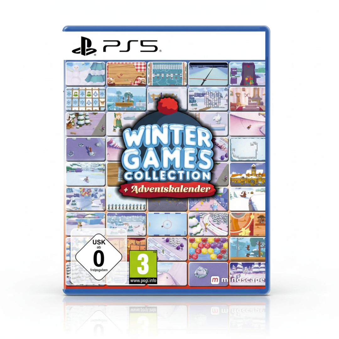 PlayStation 5 Adventskalender 2025 Männer, Winter Games Collection, PS5 Videospiele Advent Kalender Kinder, Herren & Jungen Weihnachten Games Kalender