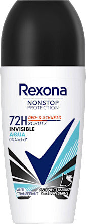 Rexona Antitranspirant Deo Roll-on Nonstop Protection Invisible Aqua, 50 ml