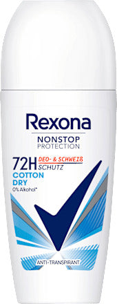 Rexona Antitranspirant Deo Roll-on Nonstop Protection Cotton Dry, 50 ml