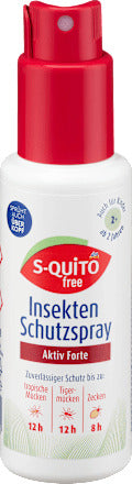 S-QUiTO free Insektenschutzspray aktiv forte, 100 ml