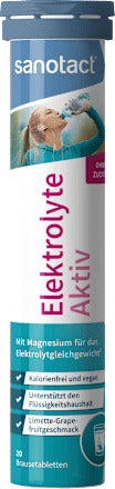 sanotact Elektrolyte Aktiv Brausetabletten 20 St, 82 g