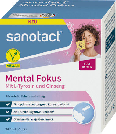sanotact Mental Fokus Direktsticks, 40 g