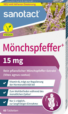 sanotact Mönchspfeffer Tabletten 60 St, 43 g