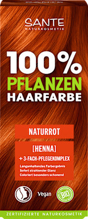 Santé naturally. Pflanzenhaarfarbe Naturrot, 100 g