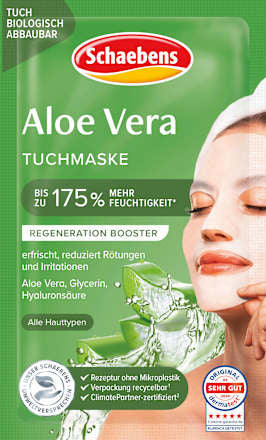 Schaebens Tuchmaske Aloe Vera, 1 St