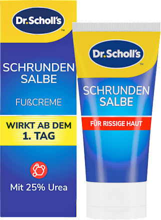 Scholl Fußcreme Schrundensalbe active repair mit Urea & Keratin, 60 ml