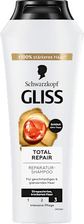 Schwarzkopf GLISS Shampoo Total Repair, 250 ml