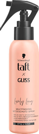 Schwarzkopf taft Hitzeschutzspray taft x Gliss Lovely Long, 150 ml