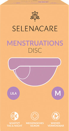 SELENACARE Menstruationsscheibe Lila Gr. M, 1 St