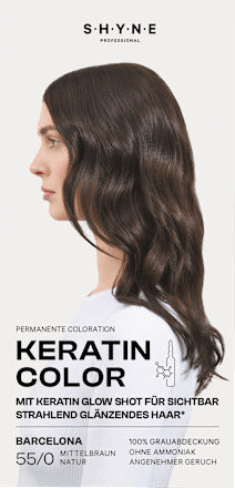 SHYNE Professional Haarfarbe 55/0 Barcelona Mittelbraun Natur, 1 St