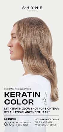 SHYNE Professional Haarfarbe 8/69 Munich Mittelblond Cool Beige, 1 St