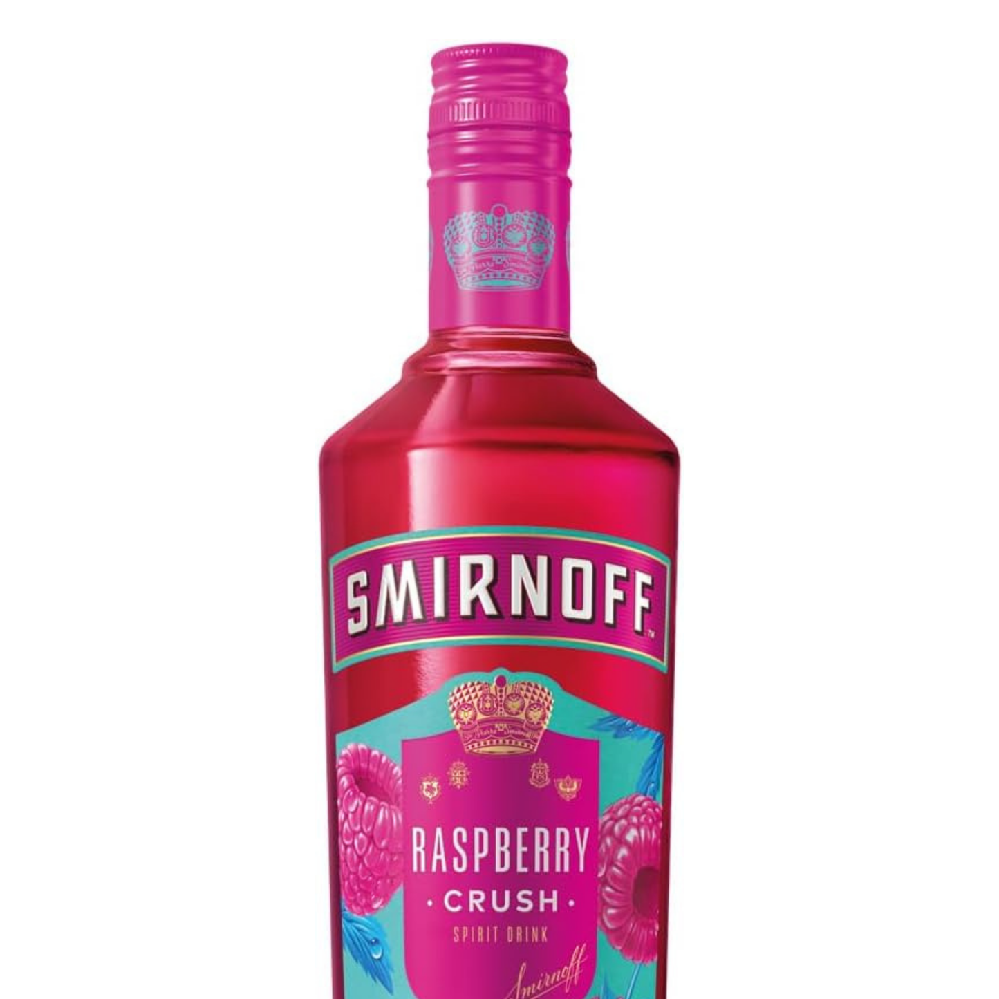 Smirnoff Raspberry Crush 6er Alkohol Set 700 ml - Premium Wodka mit Himbeergeschmack und 25 % vol, ideal für Cocktails, Longdrinks und puren Genuss – Exotische Frucht und weicher Geschmack aus Großbritannien - Alcohol