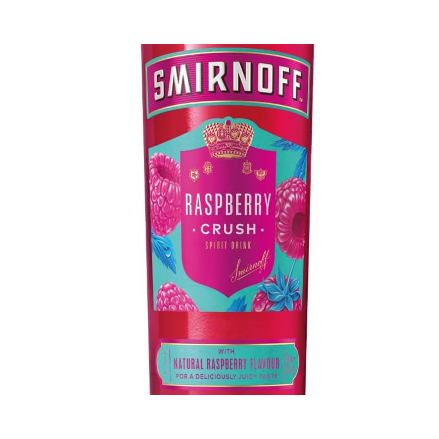 Smirnoff Raspberry Crush 6er Alkohol Set 700 ml - Premium Wodka mit Himbeergeschmack und 25 % vol, ideal für Cocktails, Longdrinks und puren Genuss – Exotische Frucht und weicher Geschmack aus Großbritannien - Alcohol