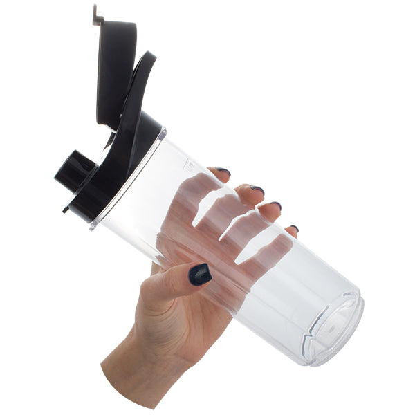 MIA Smoothie Maker 400W, Edelstahl Mixer, To-Go Mixbecher 500ml, 2 Geschwindigkeitsstufen, Spülmaschinenfest, Edelstahlmesser, Smoothie Maker mit Drehregler, für Cocktails, Shakes und Babybrei, 1,22kg