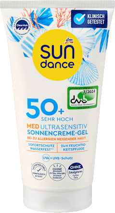 SUNDANCE Sonnencremegel MED ultra sensitiv LSF 50+, 150 ml