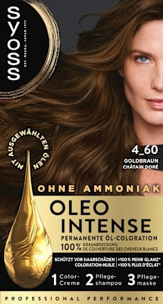 Syoss Oleo Intense Haarfarbe 4_60 Goldbraun, 1 St