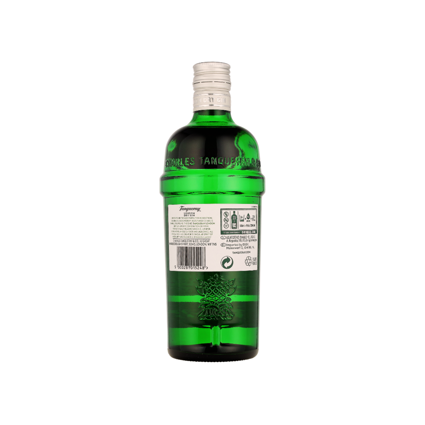 Tanqueray London Dry Gin 43,1% Vol. 6er 0,7l Alkohol Set – Klassischer Wacholder-Gin, Premium-Gin aus Schottland, ideal für Gin Tonic, Cocktails & puren Genuss, Hochprozentiger Dry Gin für Kenner -  Alchohol