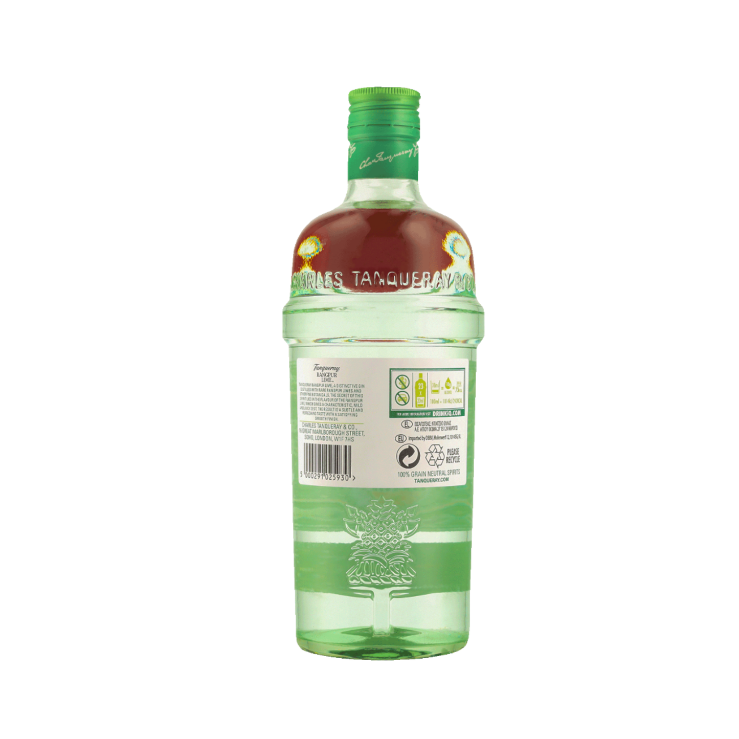 Tanqueray Rangpur 0,7l 41,3% Vol. 6er Alkohol Set – Zitrus Gin mit Rangpur-Limette – 3x 0,7l Tanqueray Gin Set – London Dry Gin mit Limetten-Aromen – Frischer Gin für Cocktails, Tonic & Longdrinks - Alcohol