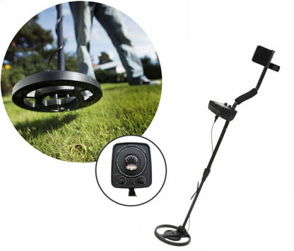 TARMO Profi Metalldetektor, Handheld, wasserdichte Suchspule, 16 cm Erkennungstiefe, ergonomische Armstütze, manuelle und automatische Einstellungen, ideal für Münzen, Schmuck, Relikte