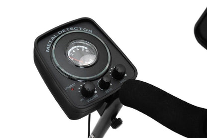 TARMO Profi Metalldetektor, Handheld, wasserdichte Suchspule, 16 cm Erkennungstiefe, ergonomische Armstütze, manuelle und automatische Einstellungen, ideal für Münzen, Schmuck, Relikte