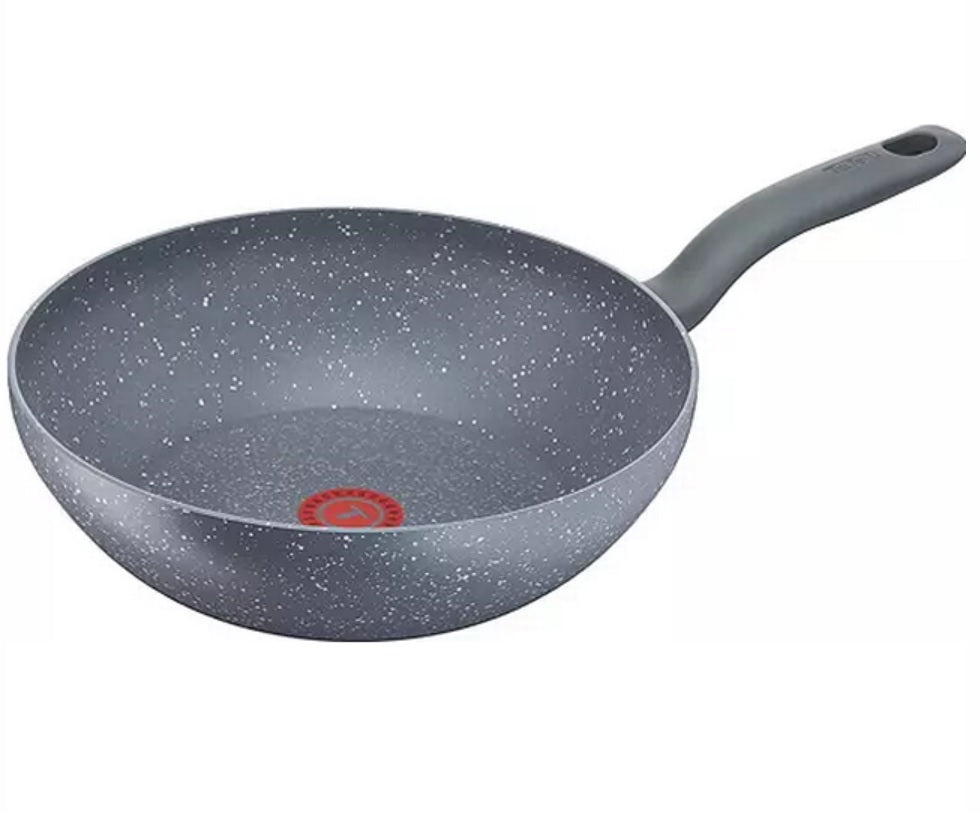 Tefal G13409 Healthy Wok – 28 cm | Induktionsgeeignet, Antihaft, Spülmaschinenfest, Perfekte Hitzeverteilung, Rutschfester Griff | Für Alle Herdarten