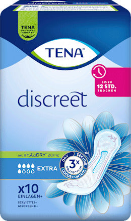 TENA discreet Einlagen Inkontinenz Extra, 10 St