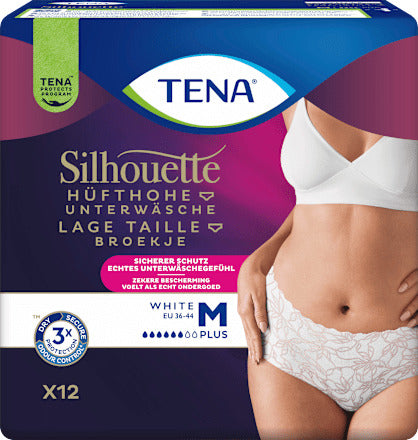 TENA Pants Inkontinenz Silhouette weiß Gr. M, 12 St