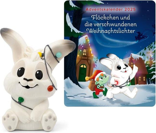 Tonies Kinder Adventskalender 2025 Flöckchen & die verschwundenen Weihnachtslichter Hörfigur, 24 Kapitel Hörspiel, Kind Advent Kalender ( Wert 180€ )