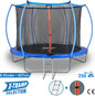 SENA X-Tramp Selection Trampolin Ø 427 cm, Gartentrampolin für 6 Kinder oder 4 Erwachsene, TÜV geprüft, 250 kg belastbar, mit Sicherheitsnetz, Randabdeckung und Polsterung, ideales Fitness- und Spielgerät für den Garten