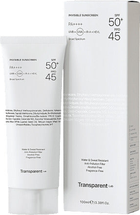 Transparent Lab Sonnencreme Gesicht Invisible LSF 50+, 100 ml
