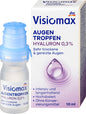 Visiomax Augentropfen mit 0,3% Hyaluron, ohne Konservierungsmittel, 10 ml