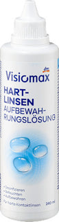 Visiomax Kontaktlinsen-Pflegemittel Hartlinsen-Aufbewahrungslösung, 240 ml