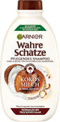 Wahre Schätze Shampoo Kokosmilch & Macadamia, 400 ml